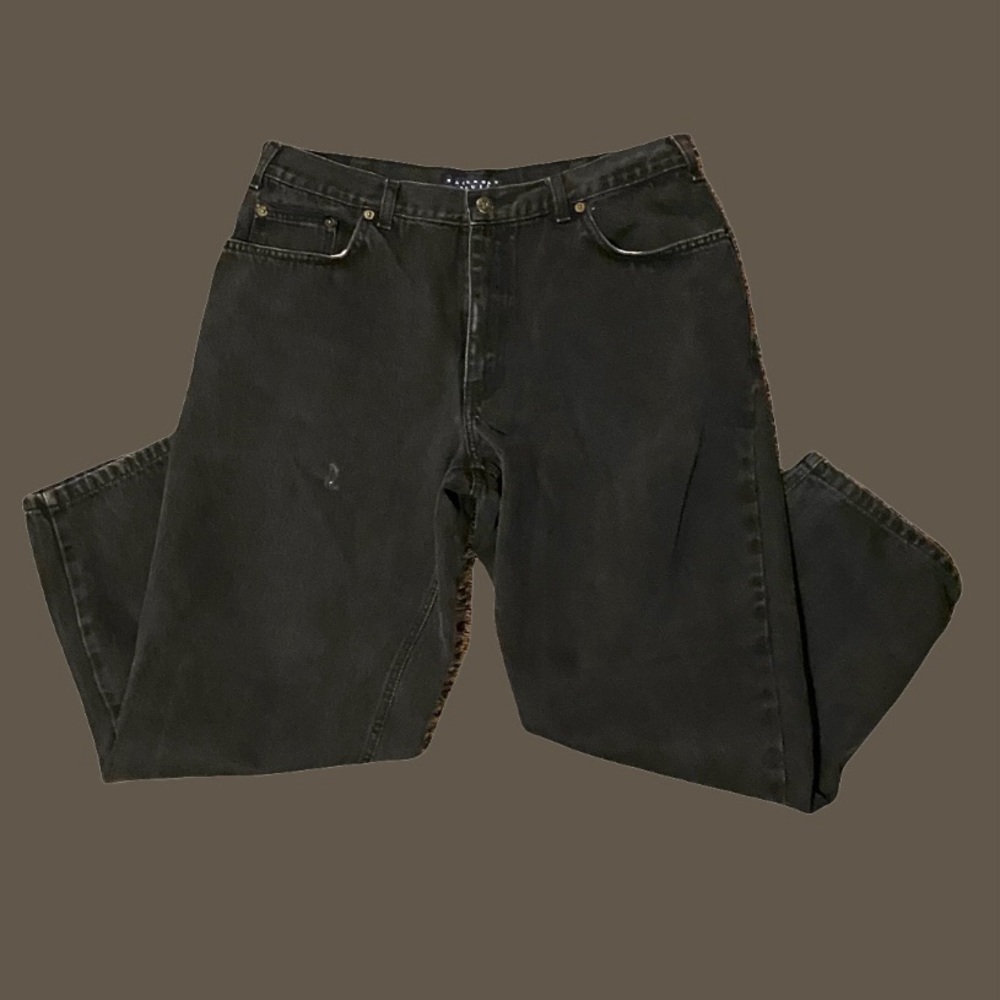 Wide Baggy Black Jeans